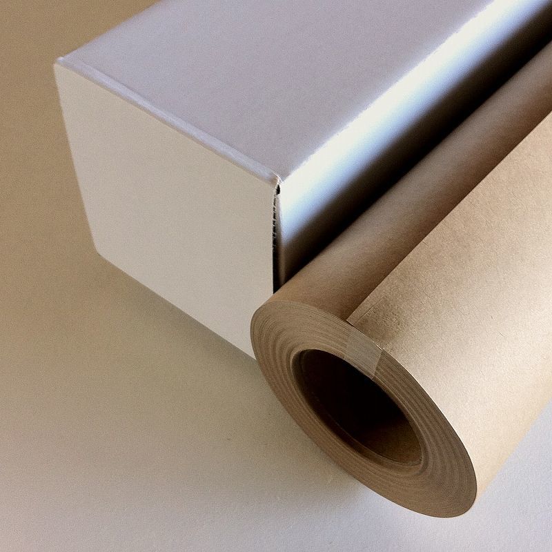 クラフト紙 ロール ブラウン 1010mm×50m クラフトペーパー 包装紙 ラッピングペーパー おしゃれ DIY 包装紙ロール 耐水性  - 16