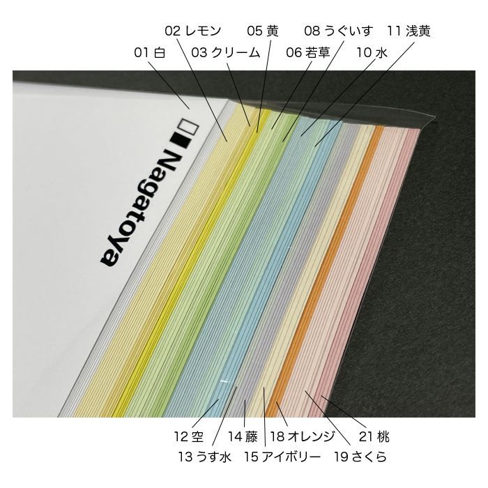 まとめ) 長門屋商店 Color Paper A4 特厚口 浅黄 ナ-3411V 1冊（100枚）
